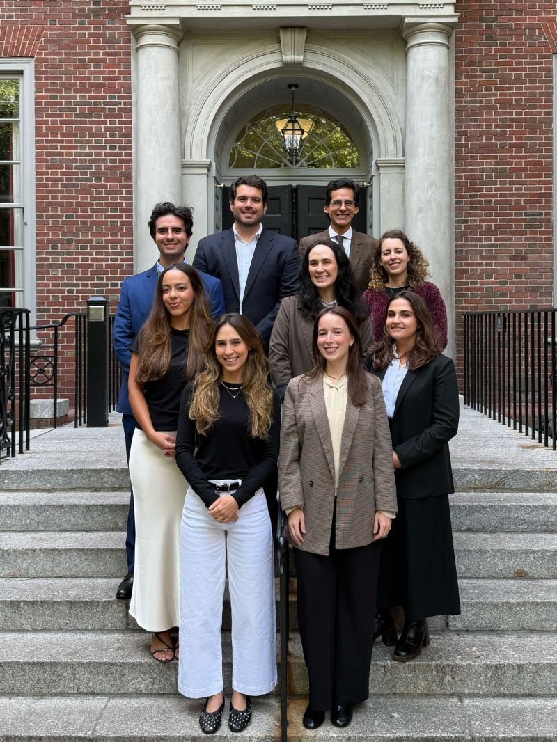 The 2026/2027 BLS Executive Board, standing together on the steps of a building entrance