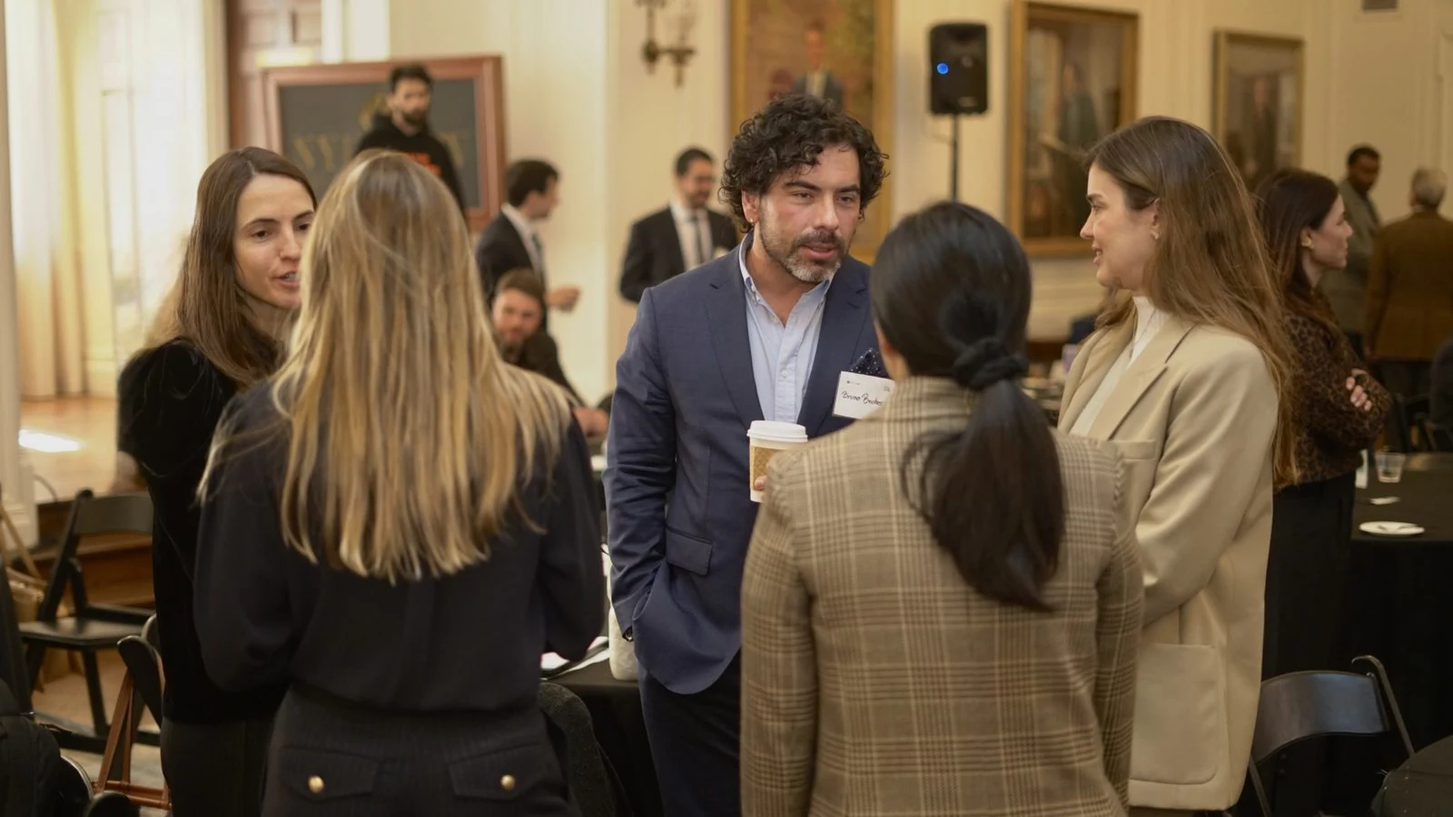 Guests networking, 9th conference
